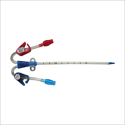 Curved Dual Lumen Catheter