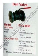 Ball Valve - Cast Iron, SS304/316, 15mm to 400mm, Screwed/Socket Weld/Flanged | Reliable Sealing, Precise Control, Durable Design