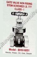 Gate Valve Rising Steam Screwed - Steel 15-50mm 10-15 Bar Reliable Sealing Easy Operation