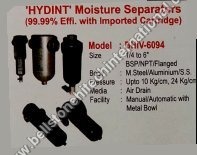 HYDINT Moisture Separators - Steel/Aluminum 3/4 to 6" BSP/NPT/Flanged | Air Drain Moisture Removal High Efficiency Reliable Operation
