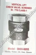 vertical lift check valve screwed