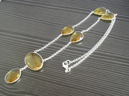 Citrine Gemstone Necklace