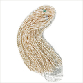 Pearl Strands Necklace - Cultured Pearl Multi Strands, Cream Color, Silver/gold Clasp | Elegant, Lightweight, Trendy Design, Splendid Look