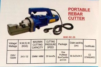 Portable Rebar Cutter 