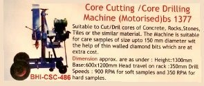 Core Cutter And Core Drilling