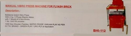manual press vibro press machine for fltsh brick