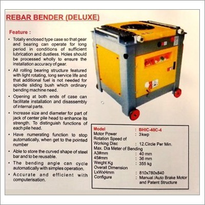 BAR BENDING MACHINE