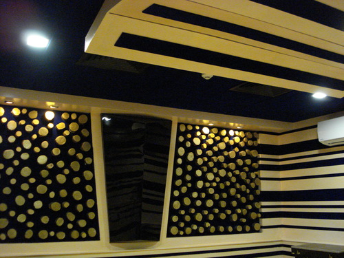 Wood Audio Studio Wall Ceiling