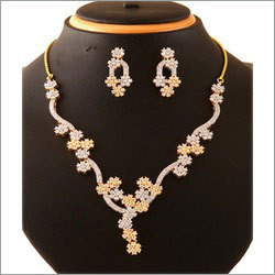 Zircon Diamond Necklace Set