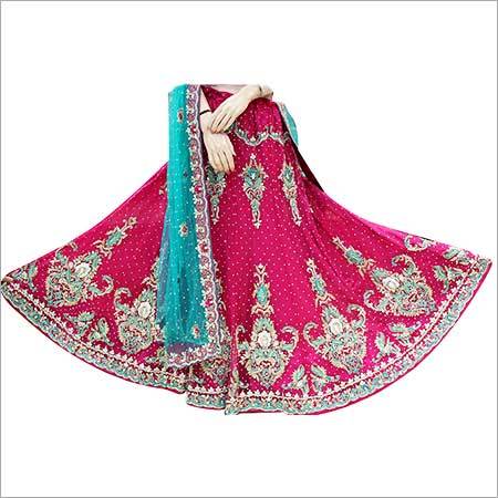 Net Lehenga Saree