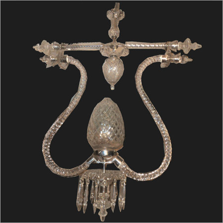 Cut Glass Hanging Lamp