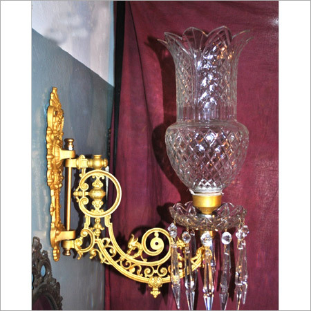 Cut Glass Bracket Light