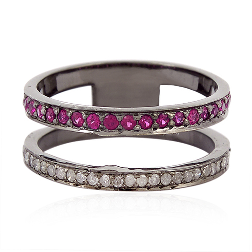 Diamond Gemstone Fasion Ring Jewelry