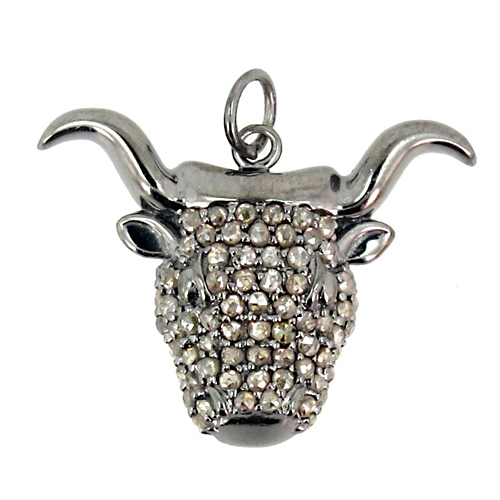 Sterling Silver Diamond Pendant