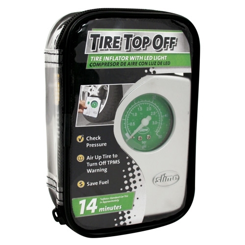 SLIME INFLATOR TYRE TOP OFF