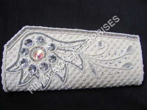 BEADED CLUTCH BAG