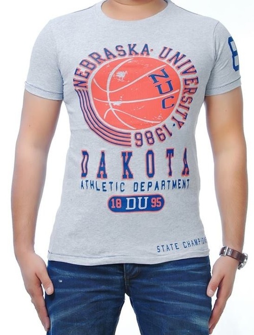 Round Neck T Shirt - Cotton, Multiple Sizes, Grey | Soft Fabric, Stylish Design, Comfortable Fit, Durable, Breathable