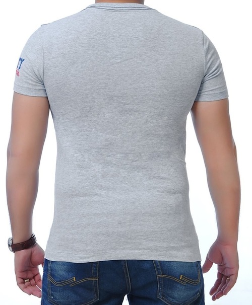 T Shirt - Cotton Blend, S-XXL, Grey | Soft Fabric, Stylish Design, Durable Material, Comfortable Fit, Easy to Care