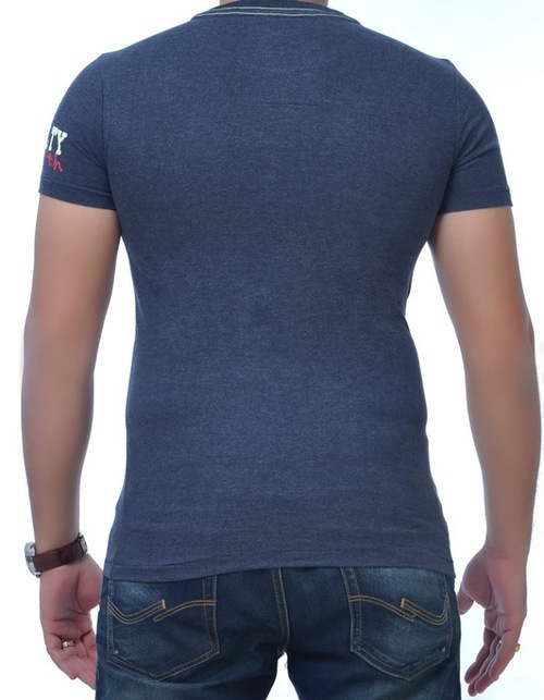 T Shirt - Cotton, M-XXL, Navy Blue | Soft Fabric, Stylish Design, Comfortable Fit, Breathable, Durable Material