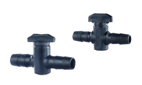 End cum flush valve