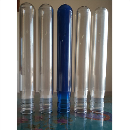 Blue And Transparent Pet Preform For 20 Litre