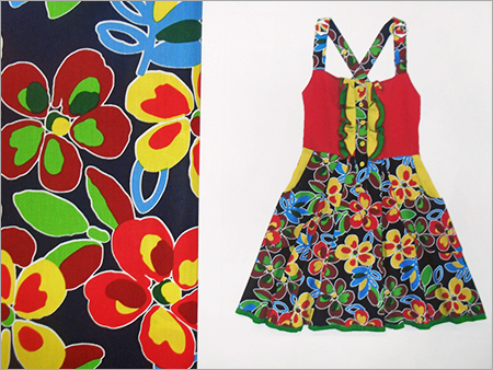 Printed Poplin Fabric