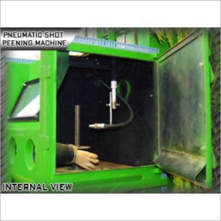 Pneumatic Shot Peening With Automatic Job Handling