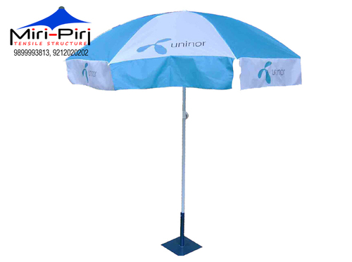 Blue And White Outdoor Steel Umbrellas