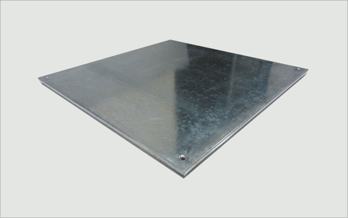 Unitile Wood Core Panel - Galvanised Iron, 600x600mm, 0.40mm GI Thickness | High Strength, Corrosion Resistant, Modular Design, Interlocking System