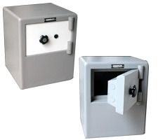 Temple Steel Safes - Color: White & Gray