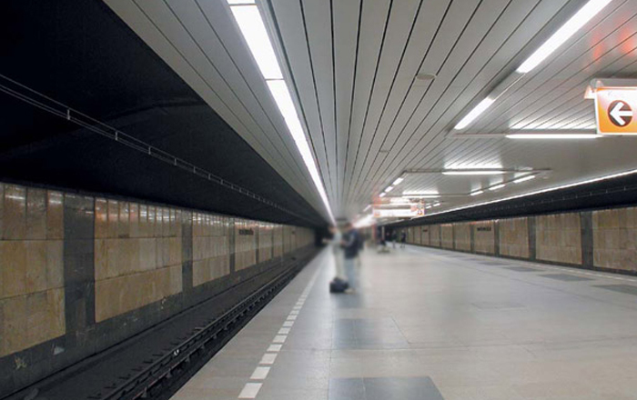 Cell 40 - Aluminum Panels 600x600/600x1200 mm, Silver, Integrated Suspension, Modular Design