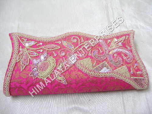 BEADED CLUTCH BAG