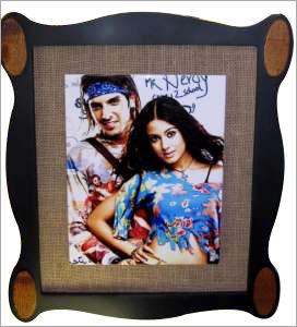 Tile with Jute Frame - Jute, Wood & Ceramic, Dark Brown, Varied Sizes | Elegant Design, Intricate Details, Scratch Resistant, Polished Finish
