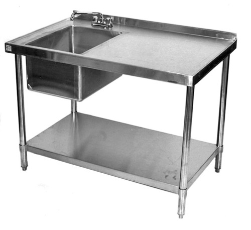 Sink with table