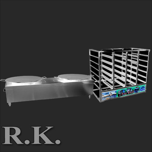 pao bhaji display counter