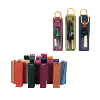 Jute Wine Bottle Bags