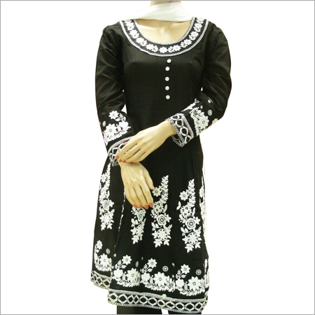 Unstitched Party Wear Suits - Cotton, 44 Inch, White Embroidery | Elegant Design, Comfortable Fit, Versatile Style