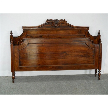 Carved Wooden Bed