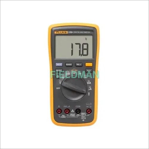 Plastic Fluke 17b+ Lcd Digital Multimeter Meter