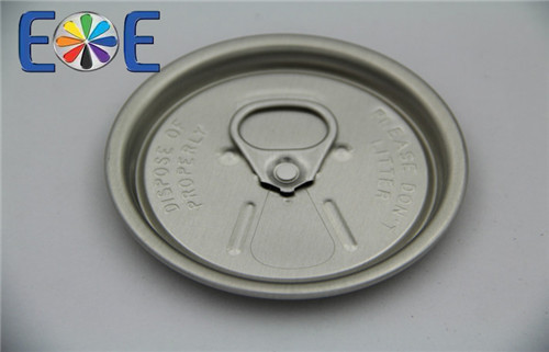 Aluminum Easy Open End Supplier - Aluminum 57mm Chuck, 64.7mm Curl Diameter, Clear/Gold Lacquer | Easy Open, Secure Seal, Durable, Lightweight, Customizable