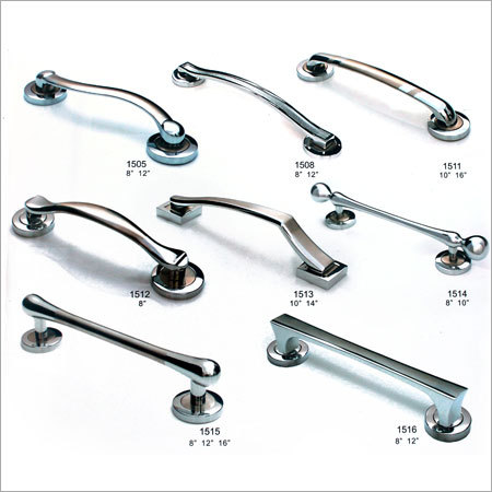 Aluminum Door Handle - Aluminum Alloy, 64-288 MM, Anodized/Chrome Finish | Durable, Scratch Resistant, Easy Installation, Elegant Design