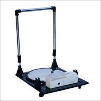 Undervehicle Bomb Search Trolley Mirror - Metal/plastic, 35cm Convex Mirror, 50-130cm Rod, 6w Led Lighting | Remote Viewing, Lightweight, Durable, Easy Operation