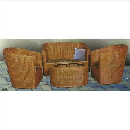 Cane Sofa Set