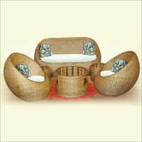 Woven Round Sofa Set