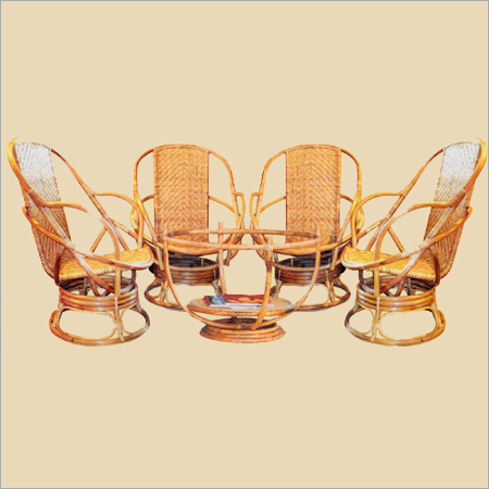 Cane Chair Set