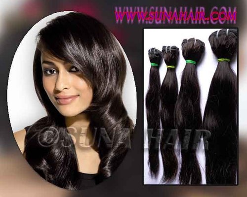 Grade AAA natural body wavy weft remy virgin malaysian human hair