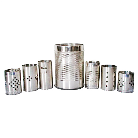 Perforated Stainless Steel Bins
