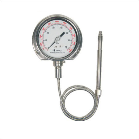 Mechanical Flexible Stem Melt Pressure Gauge