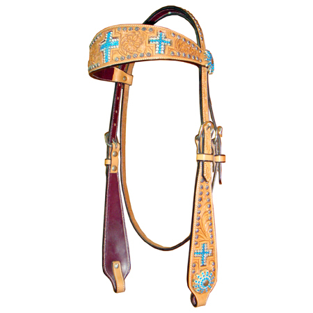 Western Leather Halter