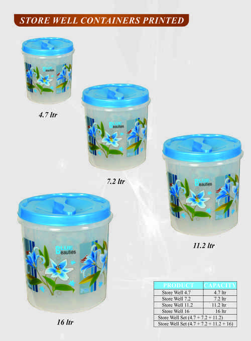 Store Well Containers Prited